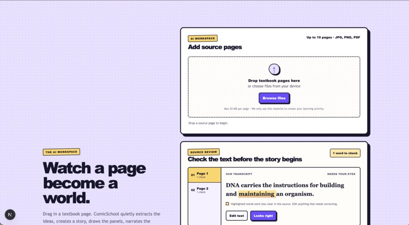 STUDY VIA COMICS – screenshot 2