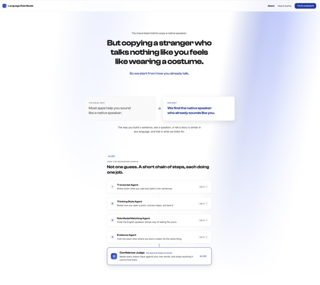 Find Your Language Role Model – screenshot 2