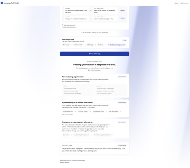 Find Your Language Role Model – screenshot 8