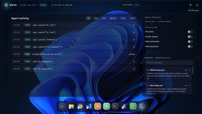 NOVA — AI Desktop Operating Companion – screenshot 2