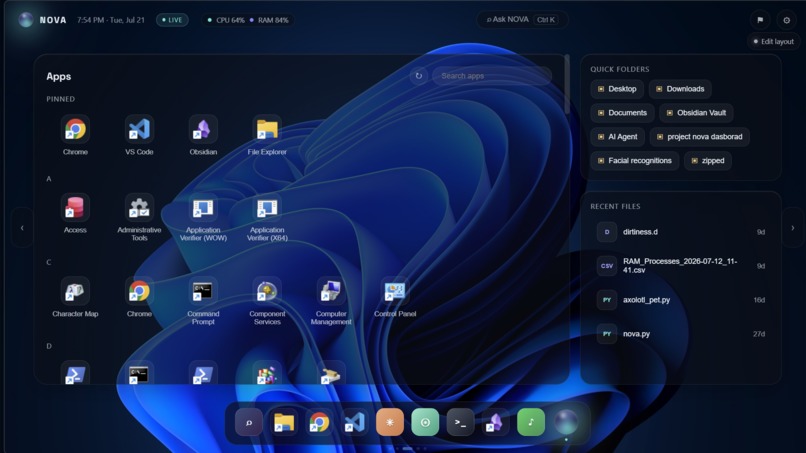 NOVA — AI Desktop Operating Companion – screenshot 3
