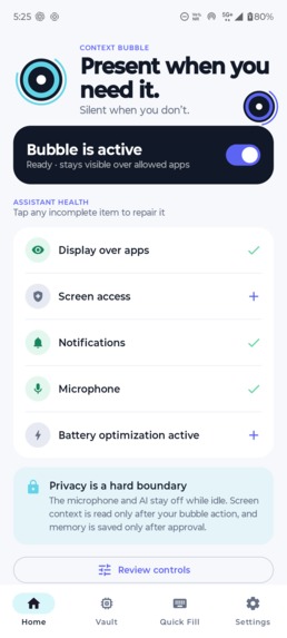 Context Bubble – screenshot 1