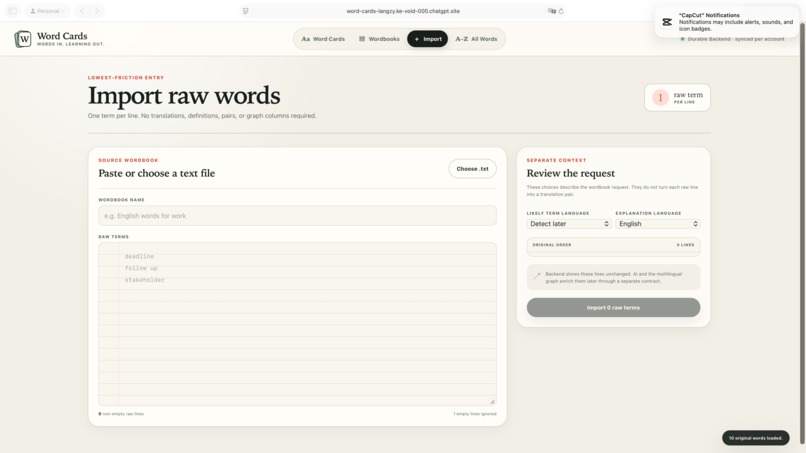 Word Cardzy – screenshot 4