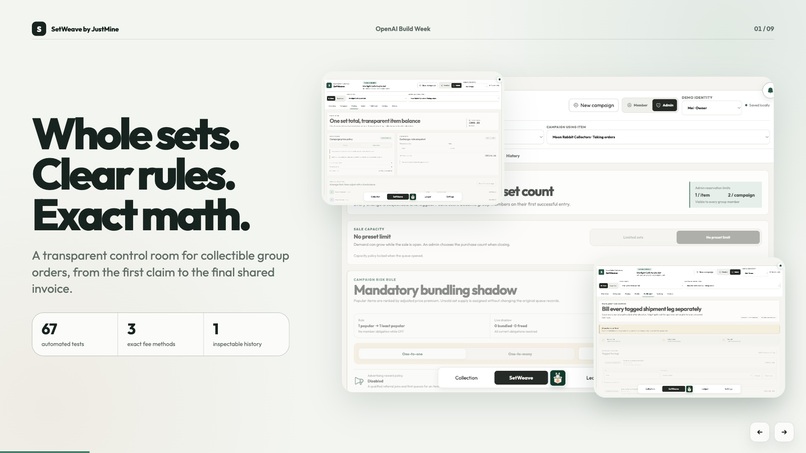 SetWeave – screenshot 1