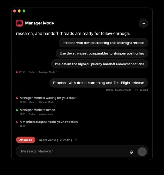 Manager Mode – screenshot 2