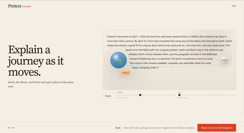 Pretext Studio – screenshot 2