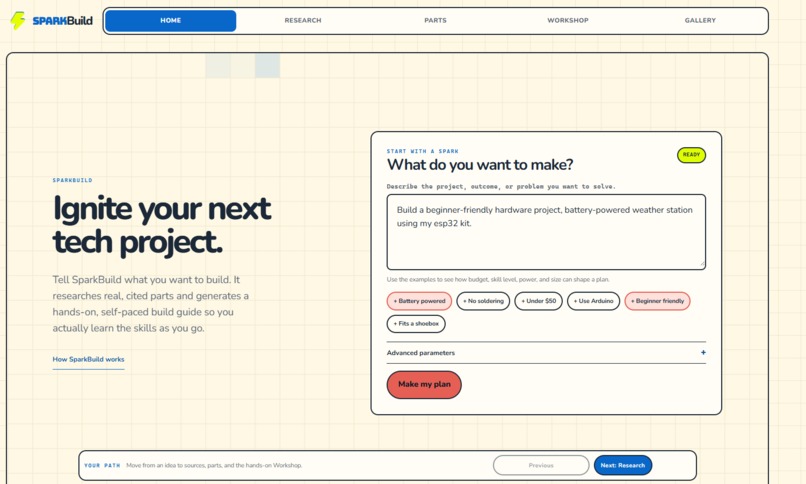 SparkBuild: Ignite your next tech project – screenshot 2