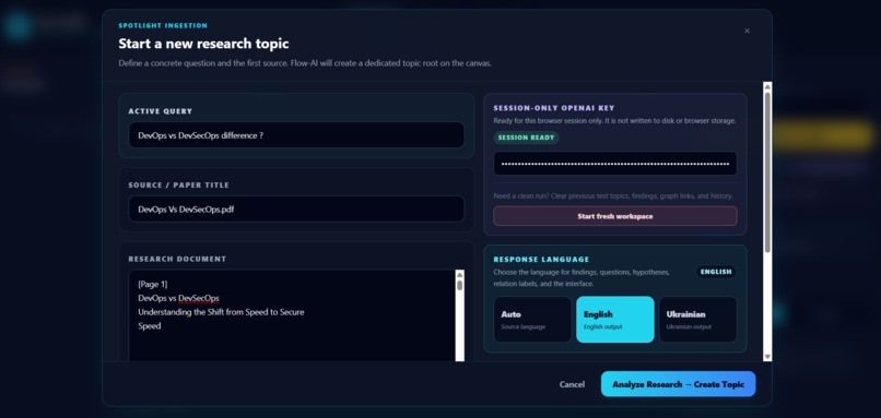Flow-AI Research – screenshot 1