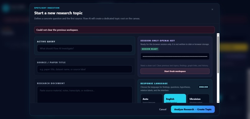 Flow-AI Research – screenshot 5