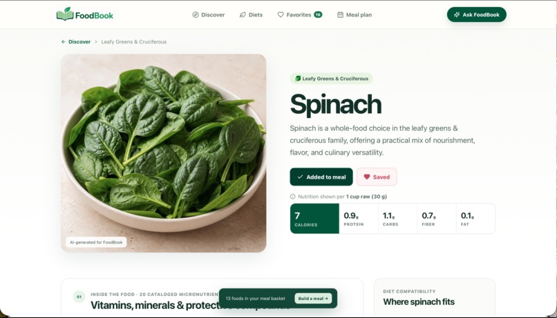 FoodBook – screenshot 2
