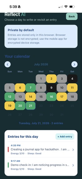 ReflectAI – screenshot 2