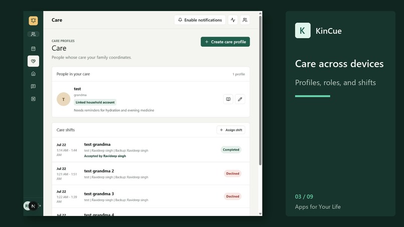 KinCue – screenshot 6