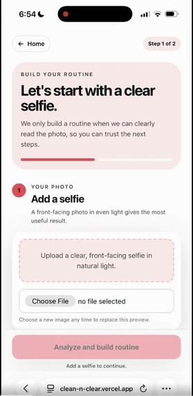 clean-and-clear – screenshot 1