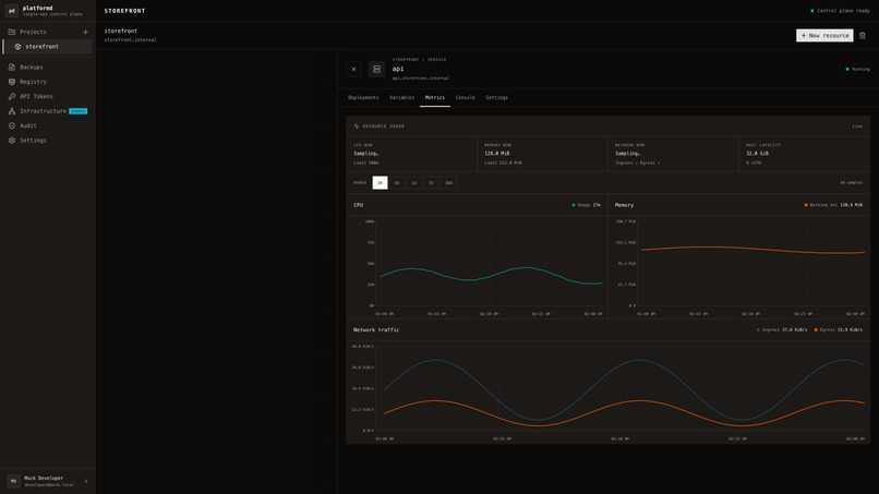platformd – screenshot 3