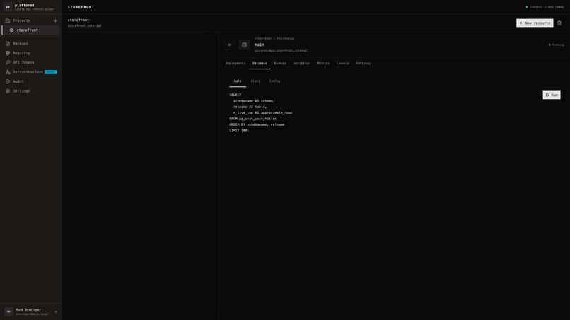 platformd – screenshot 4