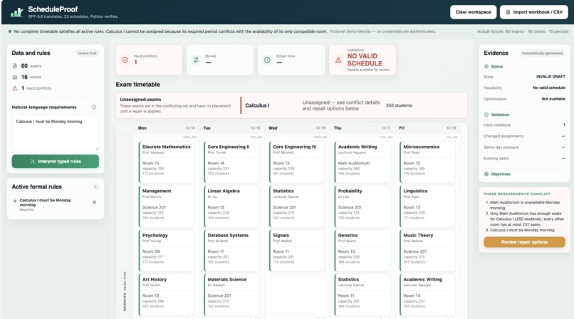 ScheduleProof – screenshot 2