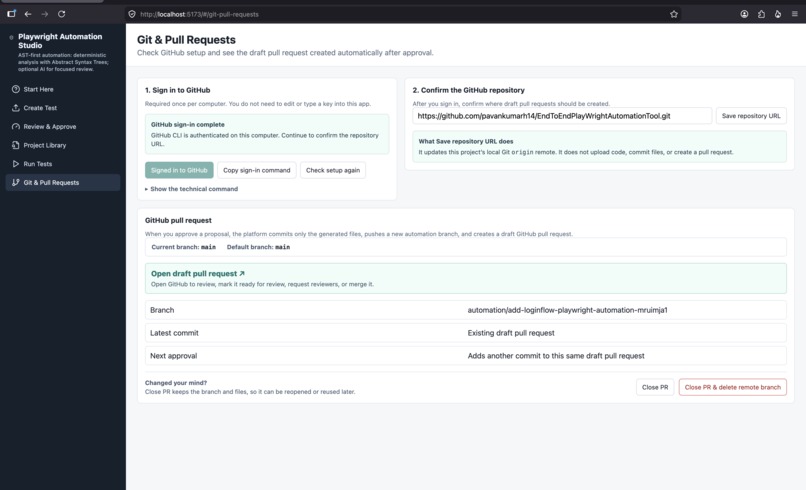 Playwright Automation Studio – screenshot 3