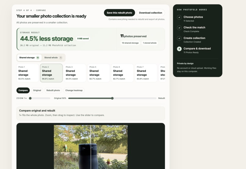 PhotoFold – screenshot 3