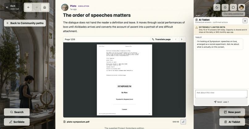 Symposium – screenshot 5