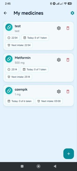 TaskMedAlert – screenshot 2