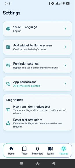TaskMedAlert – screenshot 4