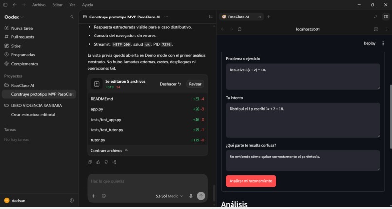 PasoClaro AI – screenshot 1