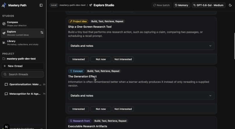 Mastery Path – screenshot 3