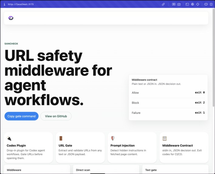 Sancheck – screenshot 1
