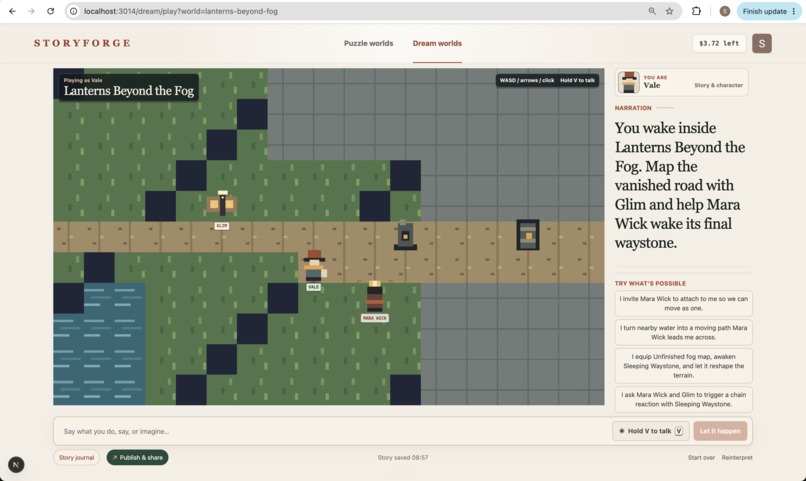 Storyforge — Living Pixel Worlds – screenshot 1