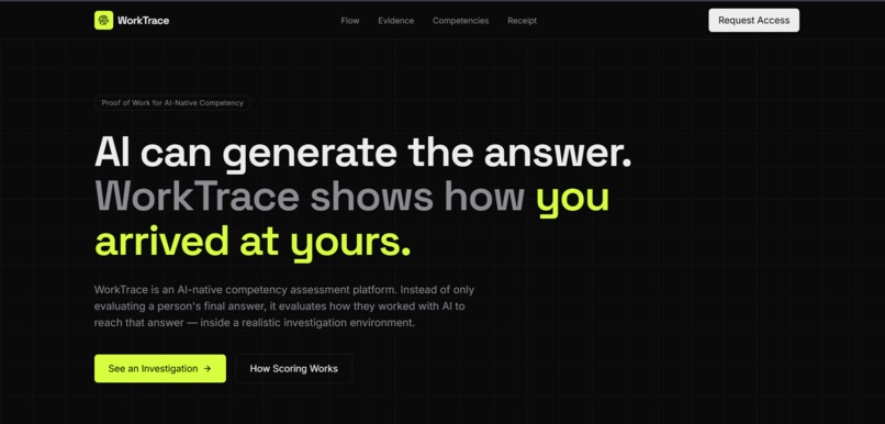 WorkTrace – screenshot 1