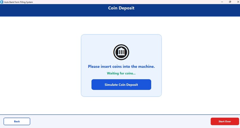 AI BASED BANK FORM FILLING KISOK – screenshot 3