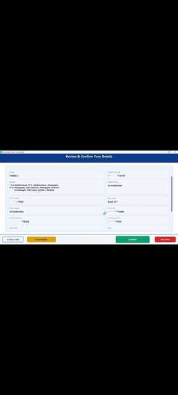 AI BASED BANK FORM FILLING KISOK – screenshot 8