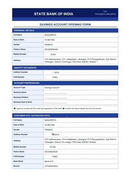 AI BASED BANK FORM FILLING KISOK – screenshot 9