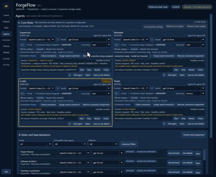 ForgeFlow – screenshot 2