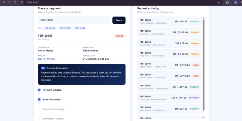 ReconAI – screenshot 2