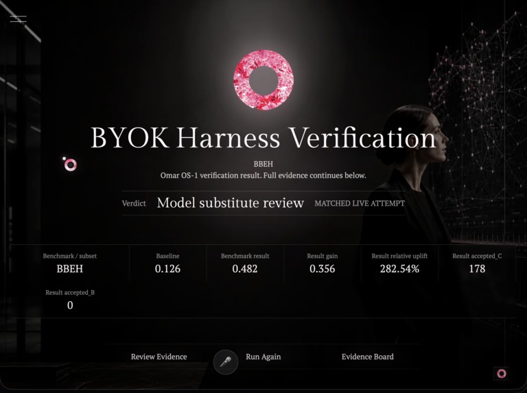 OmarAGI Reliability BYOK Replay – screenshot 7