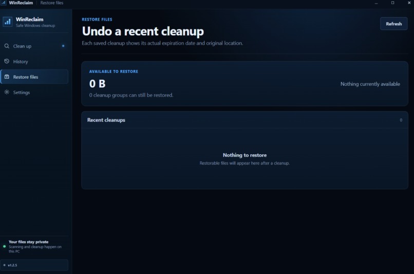 WinReclaim – screenshot 3