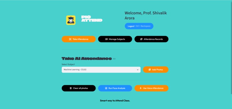 Smart Attendance Using Ai - Face Recognition. – screenshot 4
