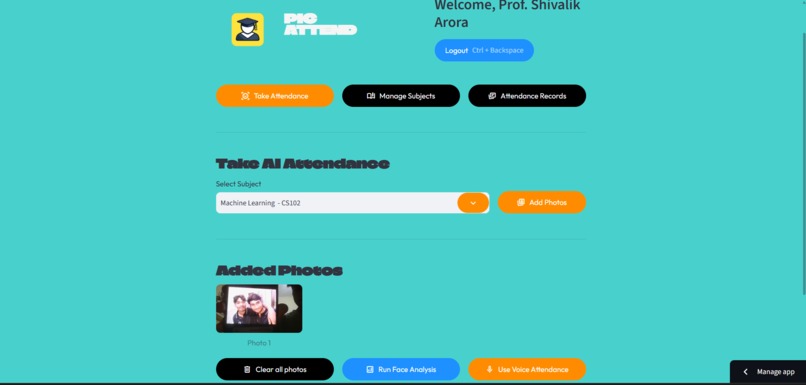 Smart Attendance Using Ai - Face Recognition. – screenshot 6