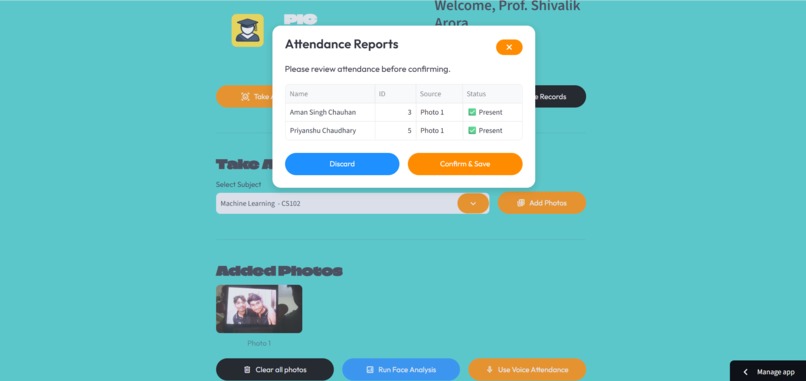 Smart Attendance Using Ai - Face Recognition. – screenshot 7