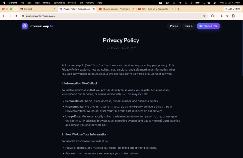 ProcureLeap AI – screenshot 2