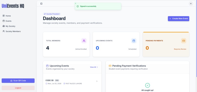 UniEvents HQ – screenshot 4