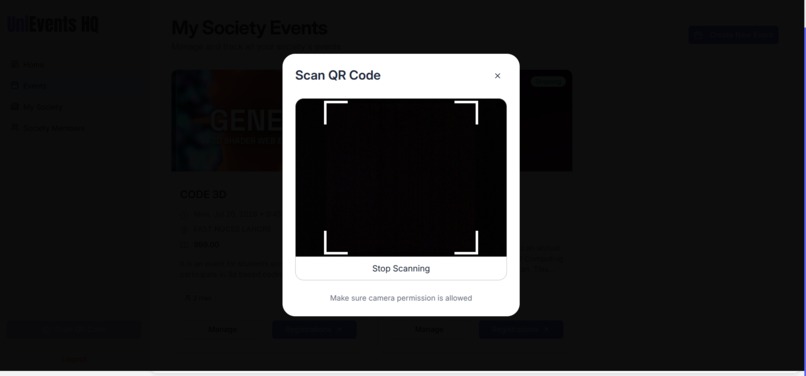UniEvents HQ – screenshot 7