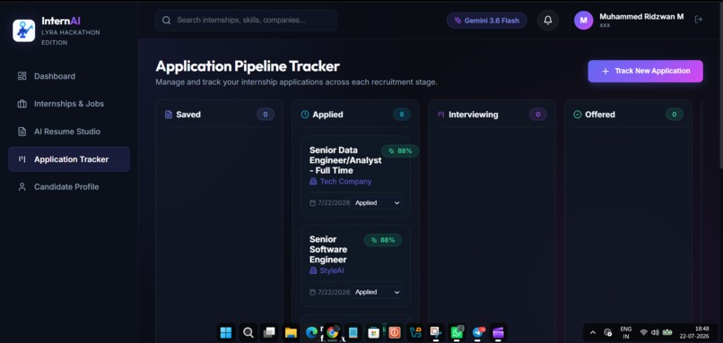 InternAI – screenshot 1