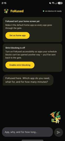 Fokused – screenshot 2