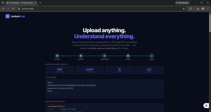LectureSnap – screenshot 1