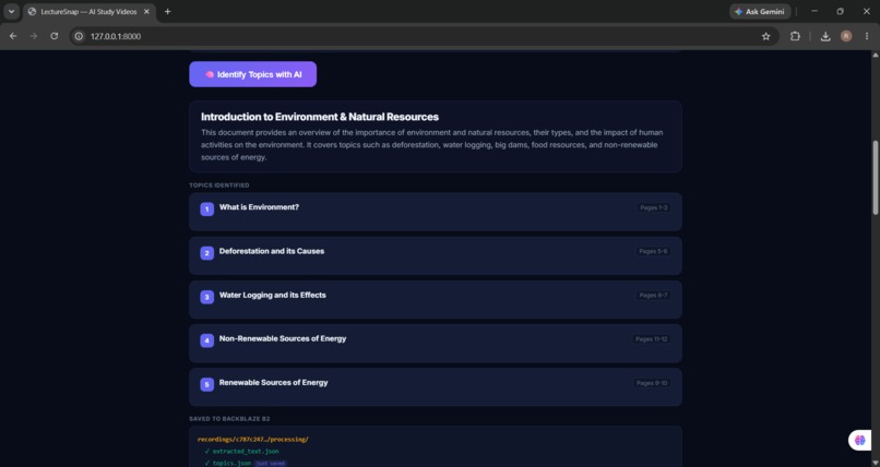 LectureSnap – screenshot 2