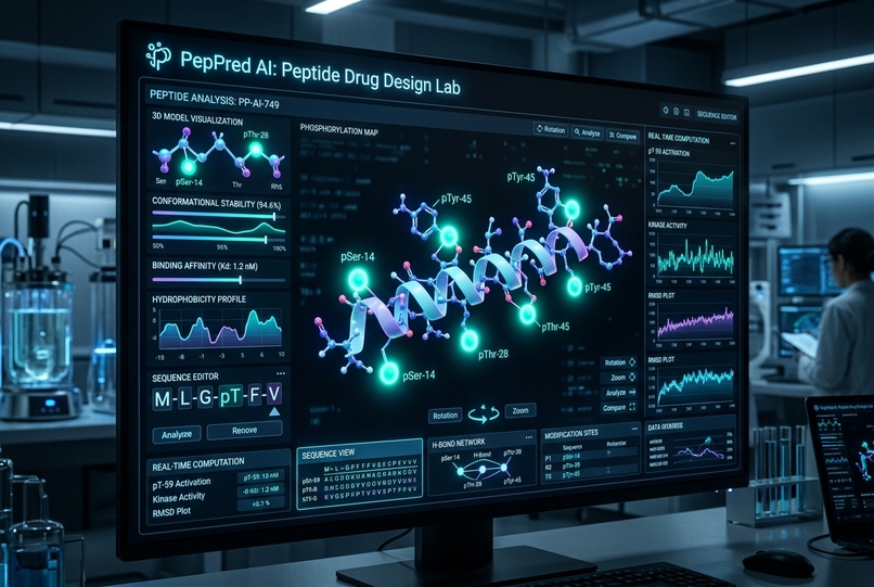 PepPred AI: Interactive Peptide Drug Design Lab – screenshot 3