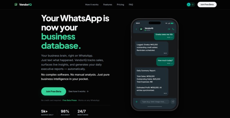 VendorIQ – screenshot 4