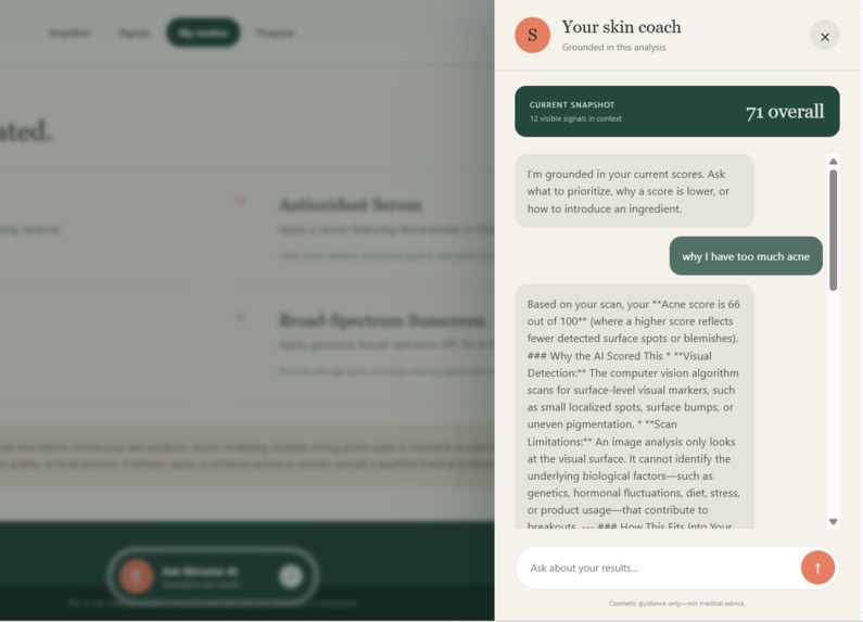 skinwise – screenshot 2